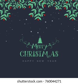 Vector illustration abstract Christmas Background