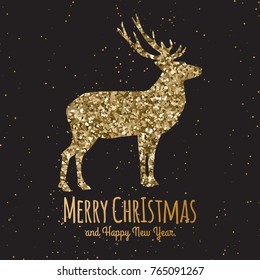 Vector illustration abstract Christmas Background