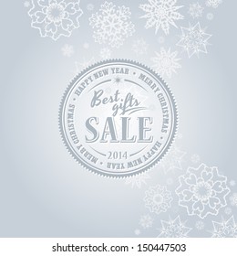 Vector illustration abstract Christmas BackgroundCard