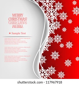 Vector illustration abstract Christmas concept background - eps10