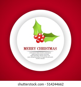 Vector illustration abstract Christmas festival