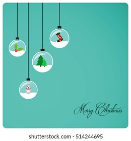 Vector illustration abstract Christmas festival
