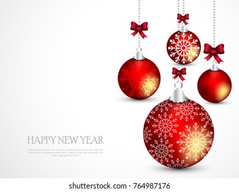 Vector illustration abstract Christmas and New year  Background