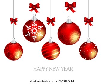 Vector illustration abstract Christmas and New year  Background
