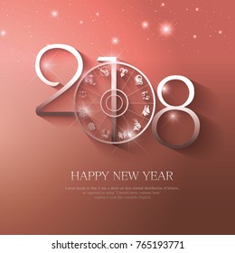 Vector illustration abstract Christmas and New year  Background