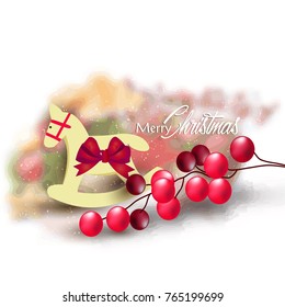 Vector illustration abstract Christmas and New year  Background