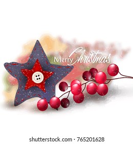 Vector illustration abstract Christmas and New year  Background
