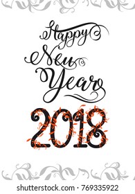 Vector illustration abstract Christmas and New year Background