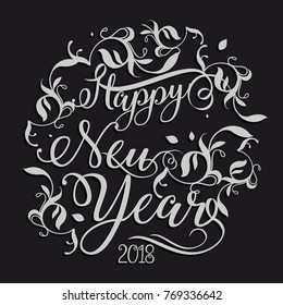 Vector illustration abstract Christmas and New year Background