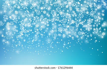 Vector illustration. Abstract Christmas snowflakes background.