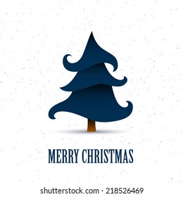 Vector Illustration of an Abstract Christmas Tree