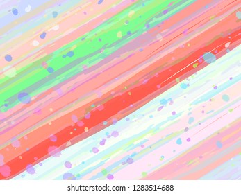 Vector illustration of the abstract color background consisting of brush dabs