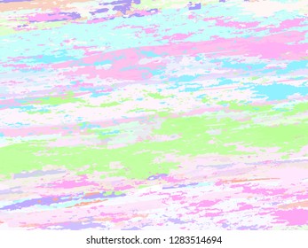 Vector illustration of the abstract color background consisting of brush dabs