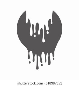 Vector illustration of abstract colored circle. Abstract splash, liquid shape. Background for poster, cover, banner, placard. Logo design
