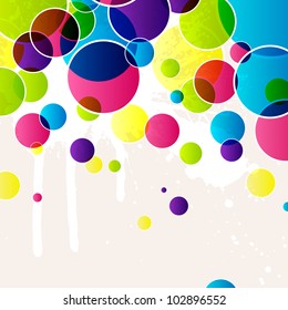 Vector illustration of an abstract colorful background