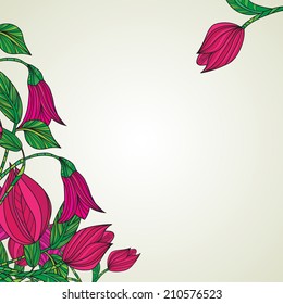 Vector illustration of abstract colorful vector background