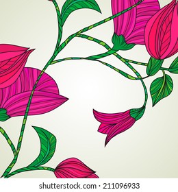 Vector illustration of abstract colorful background