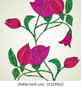 Vector illustration of abstract colorful background