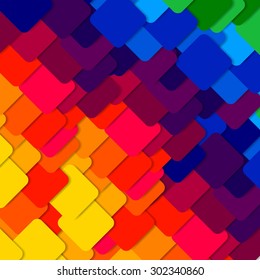 Vector Illustration of an Abstract Colorful Background