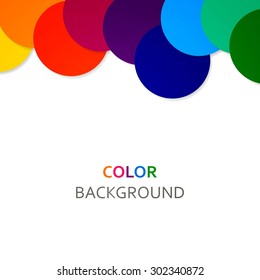 Vector Illustration of an Abstract Colorful Background