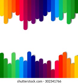 Vector Illustration of an Abstract Colorful Background