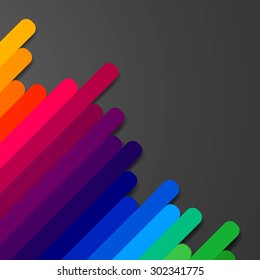 Vector Illustration of an Abstract Colorful Background