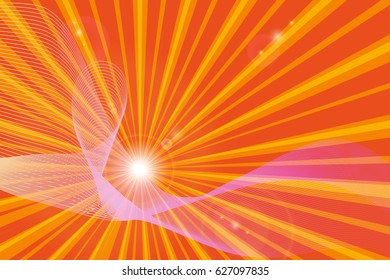 Vector illustration abstract colorful background with curve