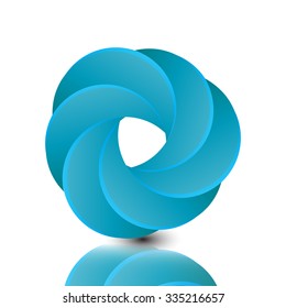 Vector Illustration of abstract colorful circle logo