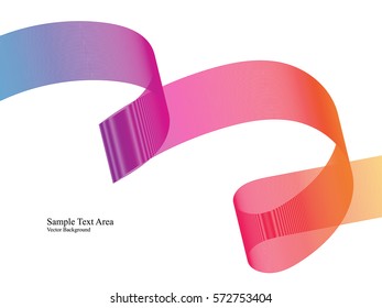 Vector illustration, Abstract colorful lines.