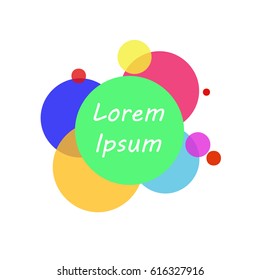 Vector Illustration of abstract colorful , logo design