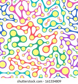 Vector illustration of  abstract colorful seamless pattern
