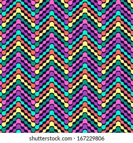 Vector illustration of abstract colorful seamless pattern