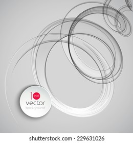 Vector illustration Abstract colorful transparent wave