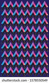 Vector illustration. Abstract colorful triangle. Dynamic splash liquid shape. Background for poster, cover, banner, placard. Logo design