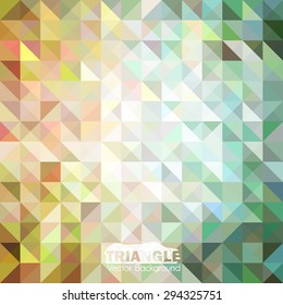 Vector illustration Abstract colorful triangle background