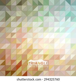 Vector illustration Abstract colorful triangle background