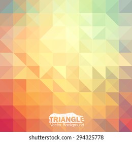 Vector illustration Abstract colorful triangle background