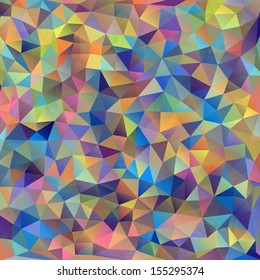 Vector illustration of abstract colorful triangles background