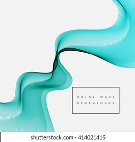 Vector illustration Abstract colorful wave. EPS 10