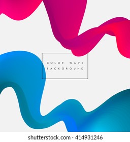 Vector illustration Abstract colorful wave. EPS 10