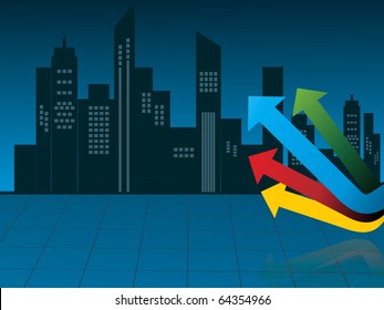vector illustration of abstract corporate background