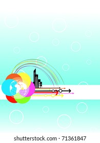 vector illustration of abstract corporate concept background, illustration