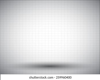 Vector illustration of an abstract dashed background with drop shadow in middle and vignette