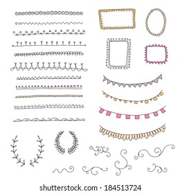 Vector Illustration of Abstract Design Elements