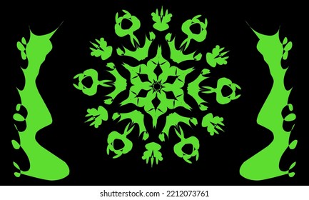 Vector illustration of abstract digital painting. Abstract painting. brush strokes,Random style. digital abstract painting art.
Fashionable template for design.