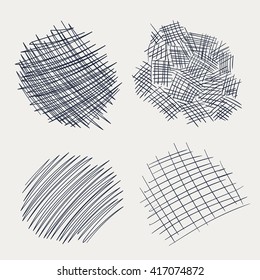 Vector Illustration of Abstract Doodle Design Elements
