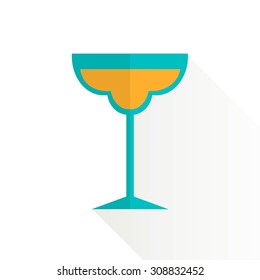 Vector Illustration of an Abstract Drink Icon