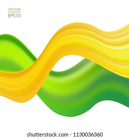 Vector Illustration: Abstract dynamic wavy Background. Modern layout template