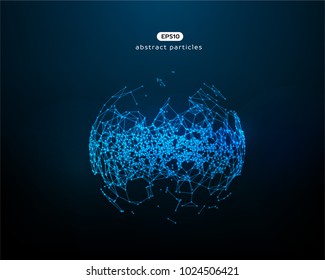 Vector illustration of abstract earth. You can easily change the color.