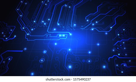 Vector illustration of abstract electrical board, circuit. Abstract science, futuristic, web, network concept. EPS 10